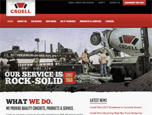 Tablet Screenshot of croell.com